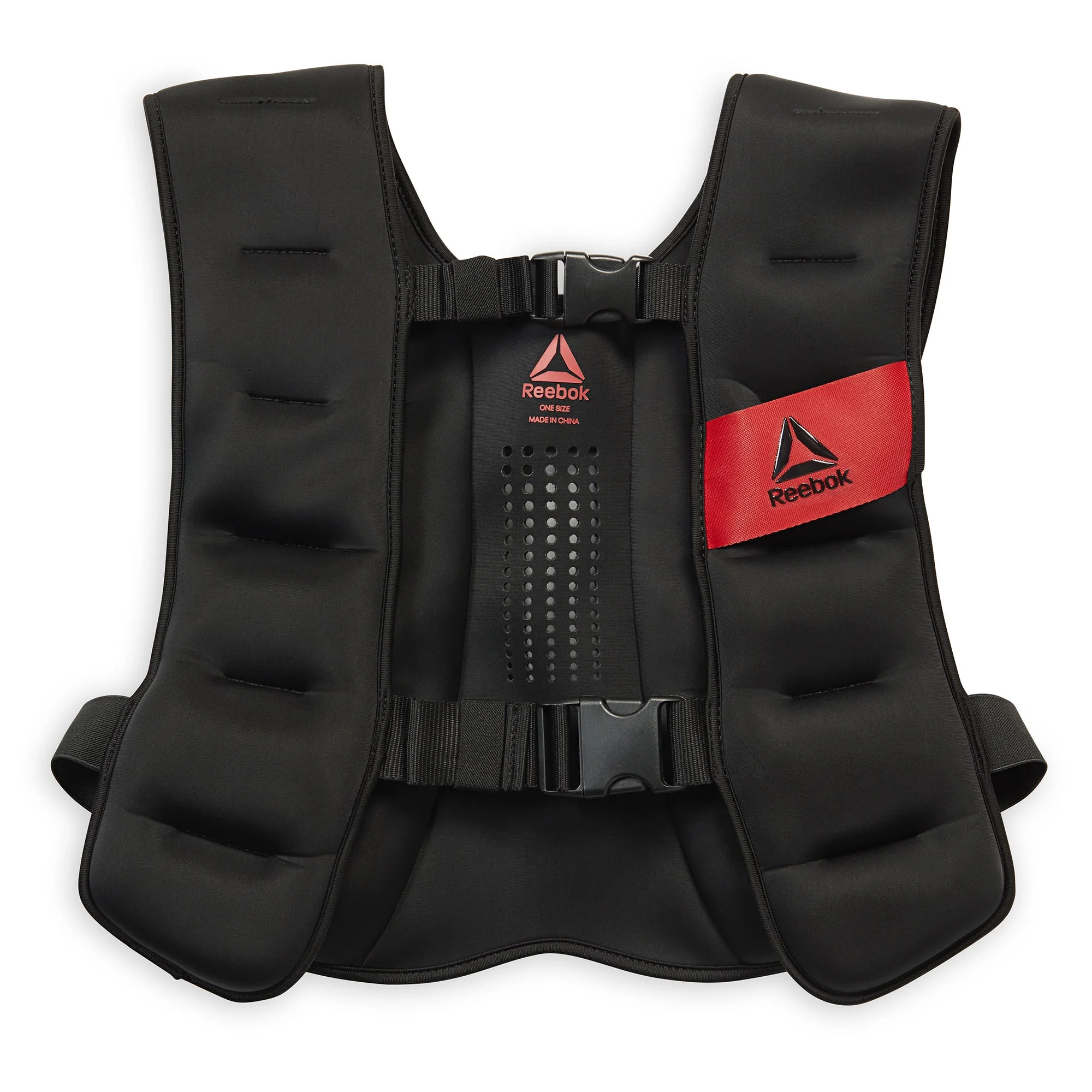 Reebok Delta Weight Vest 12lb, 20lb, 40lb, Black, Adjustable, Unisex Sizing | Walmart (US)