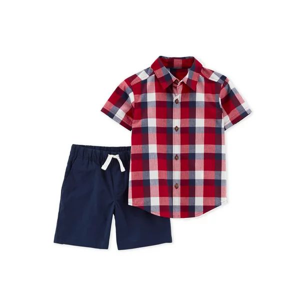 Carter's Child of Mine Toddler Boy Patriotic Outfit Set, 2-Piece, Sizes 12M-5T | Walmart (US)