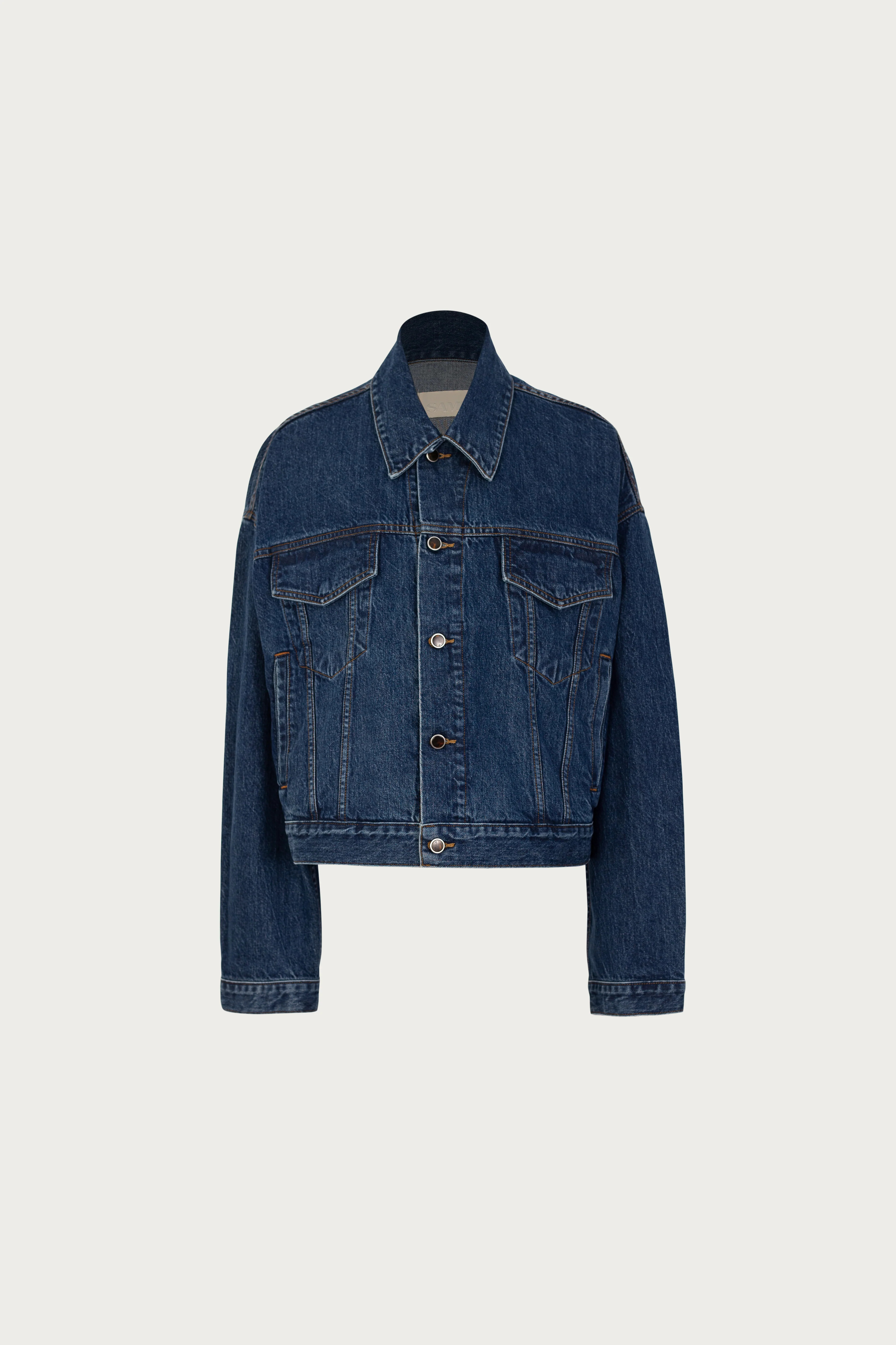 The Perfect Denim Jacket (Vintage Dark) | SAME