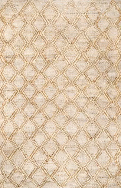 Ivory Jute Harlequin Trellis Area … curated on LTK