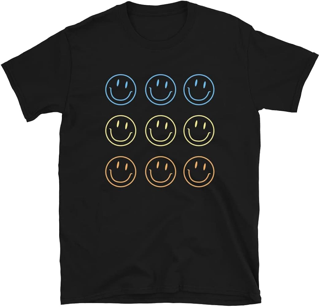 Spread Joy and Positivity T-Shirt with Cute Smile Tee Shirt Apparel: Happy Face Tshirt | Amazon (US)