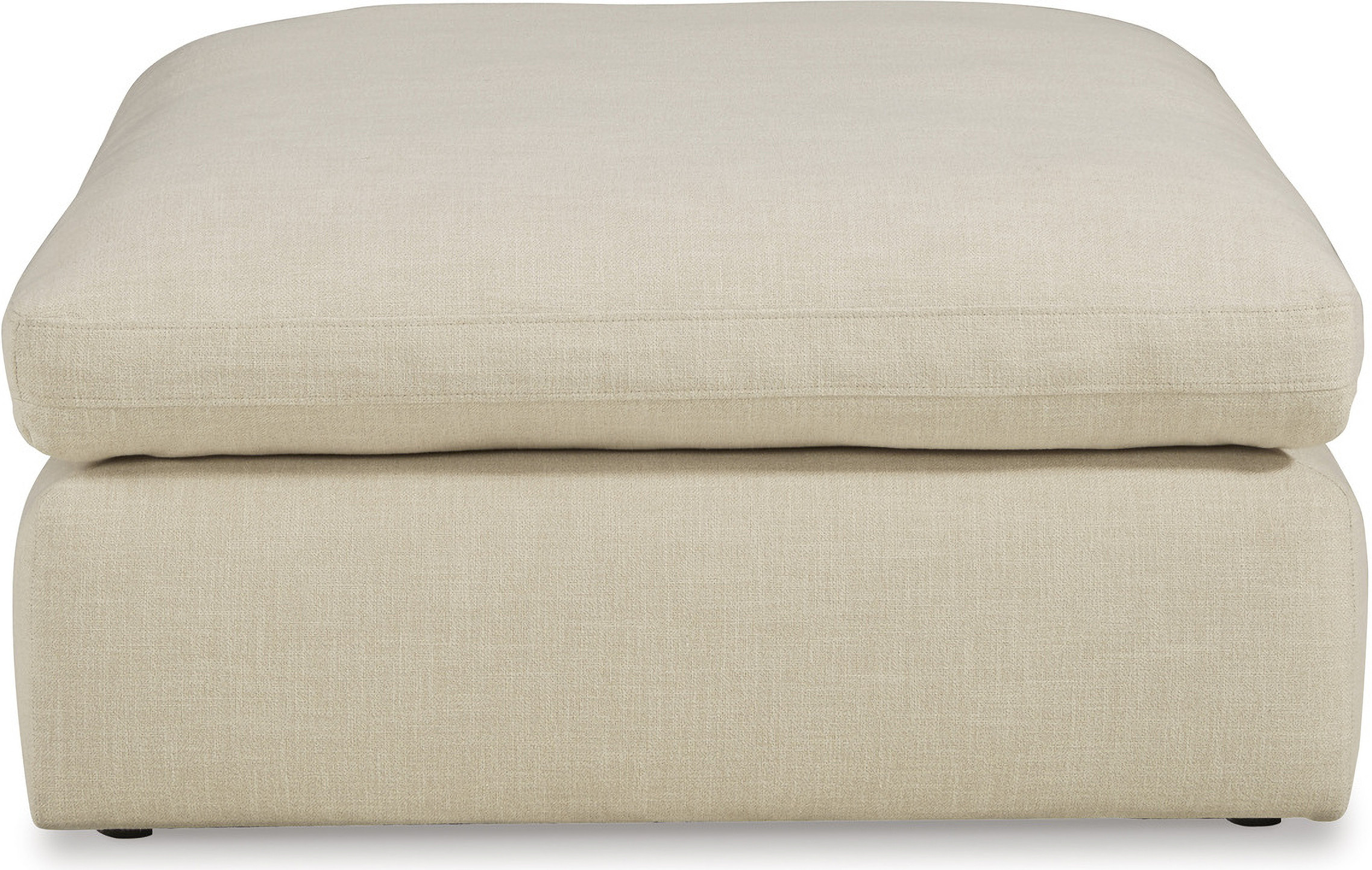 Elyza Oversized Accent Ottoman In Linen | 1stopbedrooms