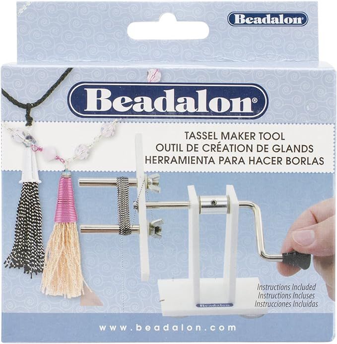 Beadalon 216S-100 7mm O.D. Pegs Tassel Maker, 2.5-9.7cm | Amazon (US)