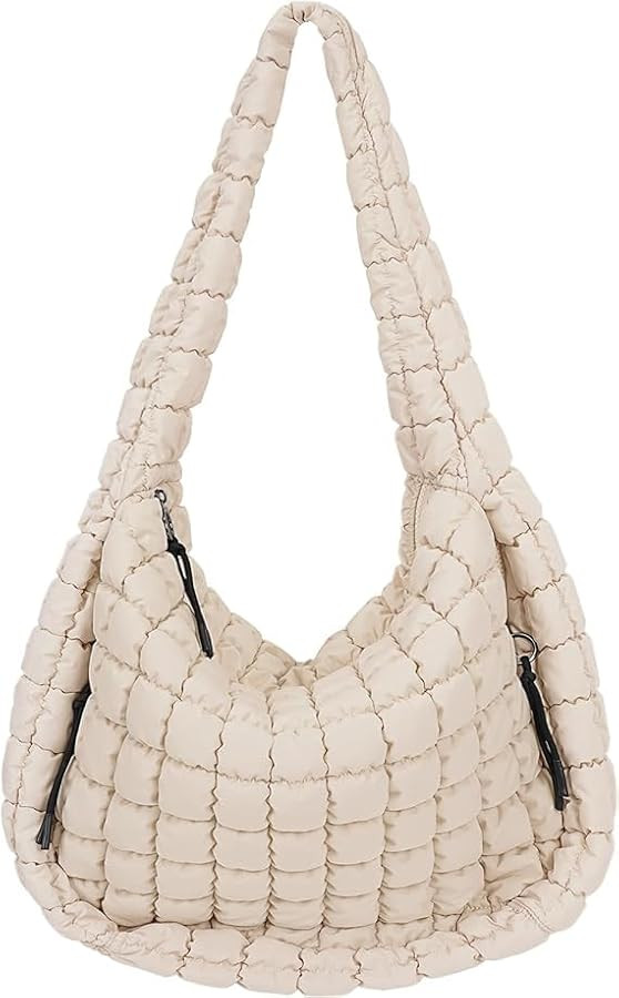 VOSTEVAS Quilted Tote Bag for Women Puffer Shoulder Bag with Zip Large Lightweight Padding Hobo P... | Amazon (CA)