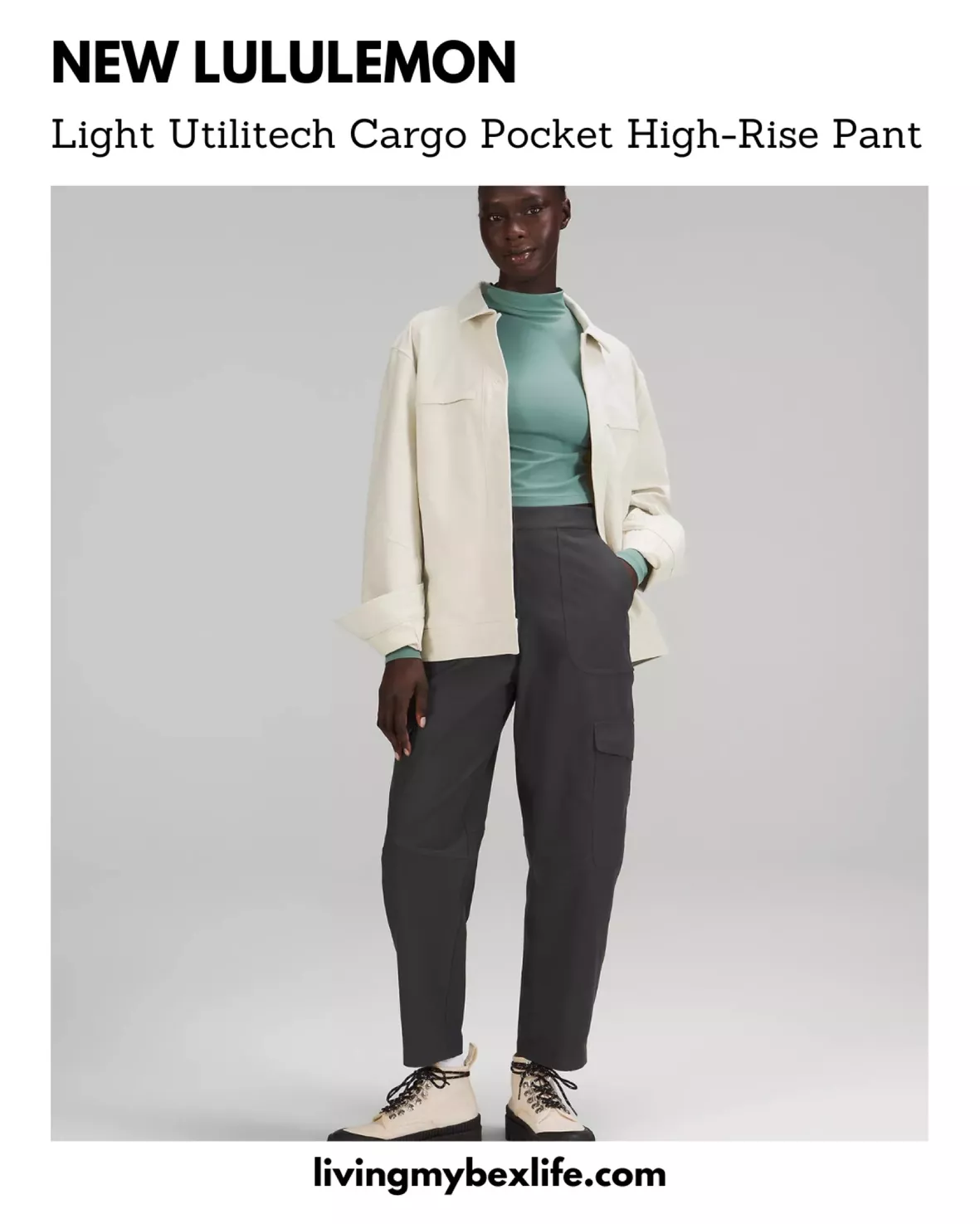 Lululemon + Light Utilitech Cargo Pocket High-Rise Pant
