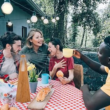 Yoiemivy Portable Fly Fans for Tables to Keep Your Food/Meal Clean for Outdoor, Indoor, Picnic, D... | Amazon (US)