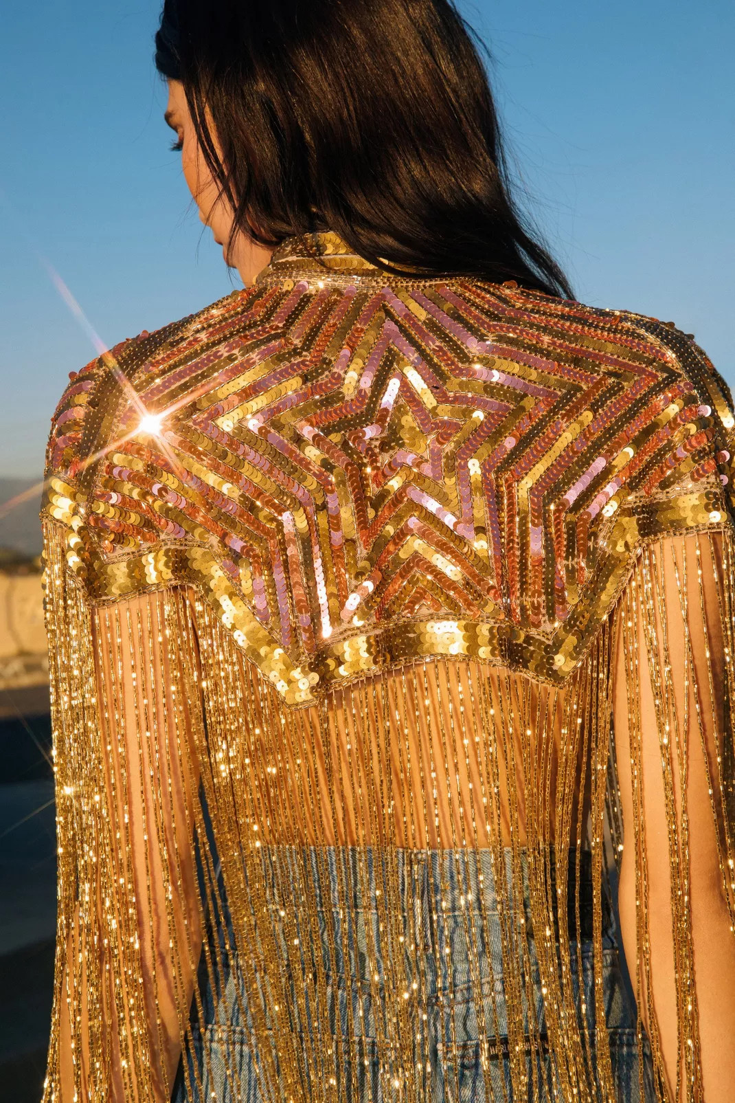 Star Tassel Beaded Cape | Nasty Gal (US)