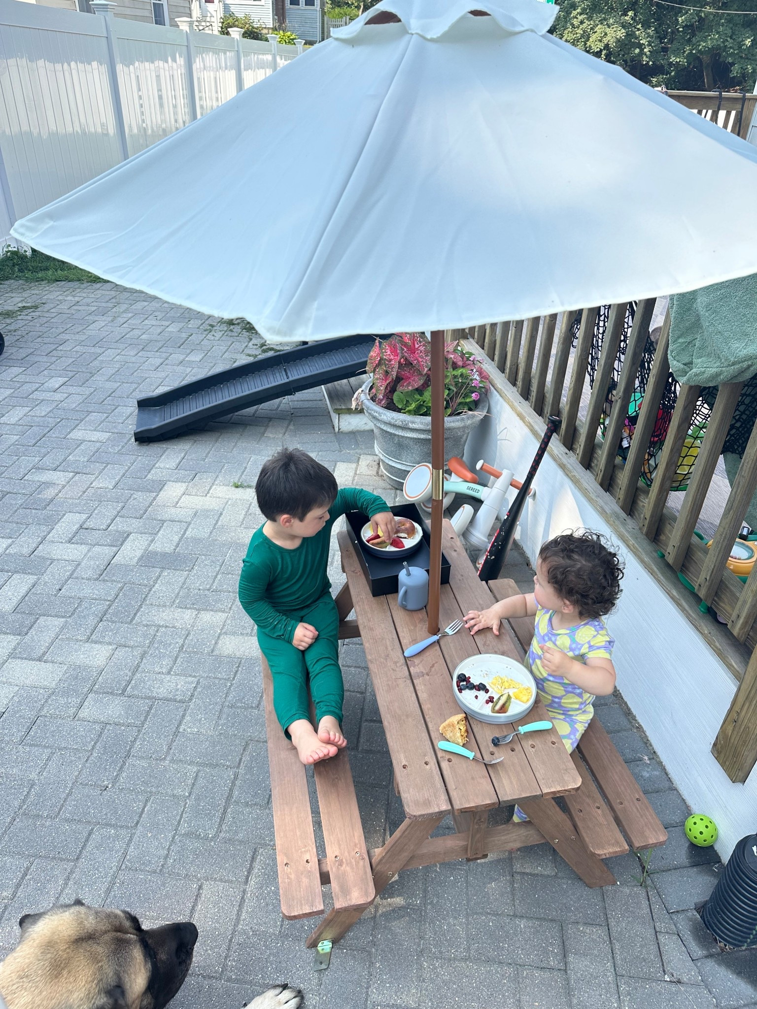 Kids picnic table with umbrella!

#LTKSeasonal #LTKKids #LTKFamily