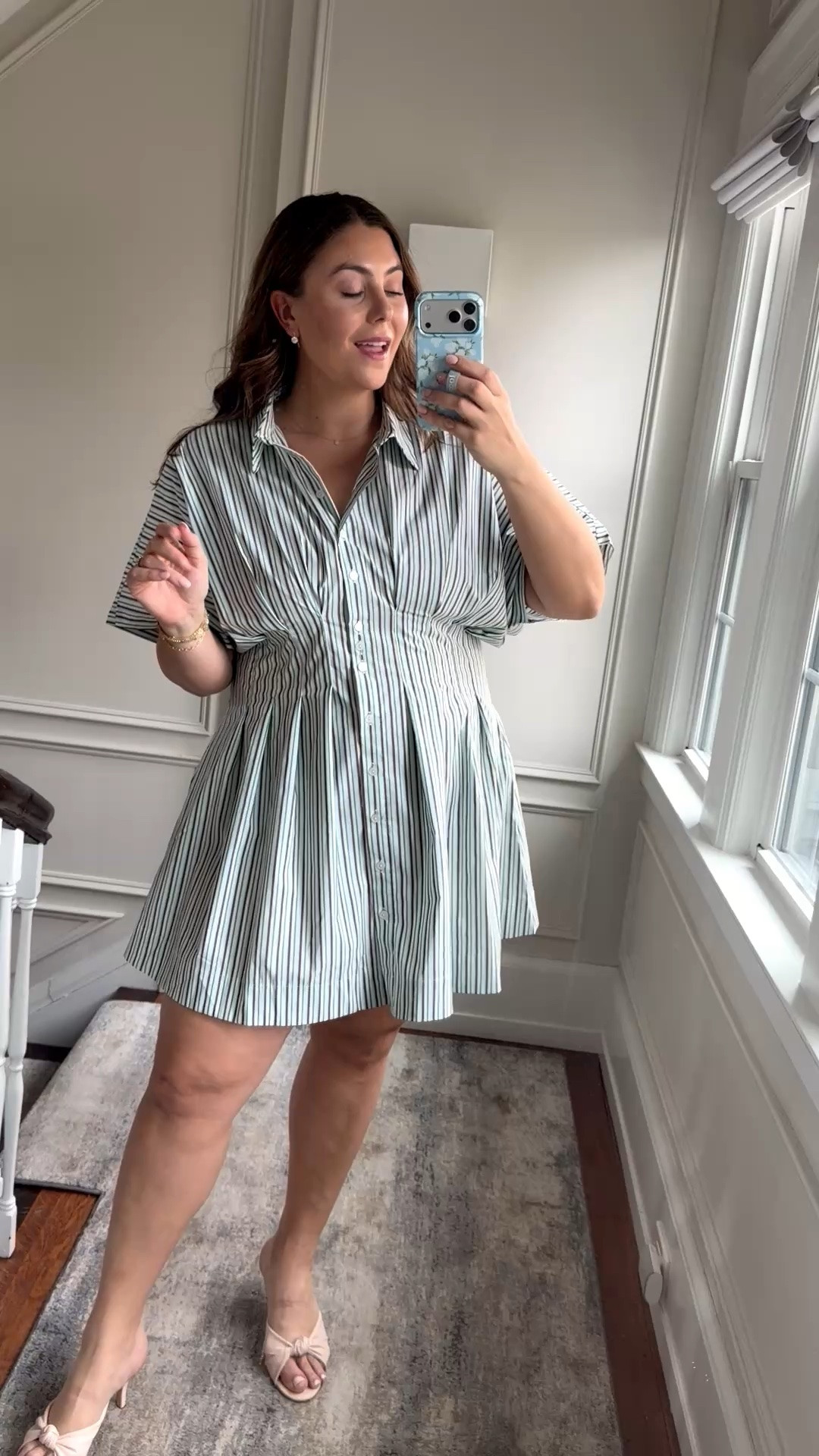 Sized up to 2X for a little extra length @Anthropologie - use code CARALYN20 for 20% off $100+ through 5/10

#LTKSeasonal #LTKMidsize