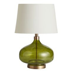 Ivory Velvet Table Lamp Shade | World Market