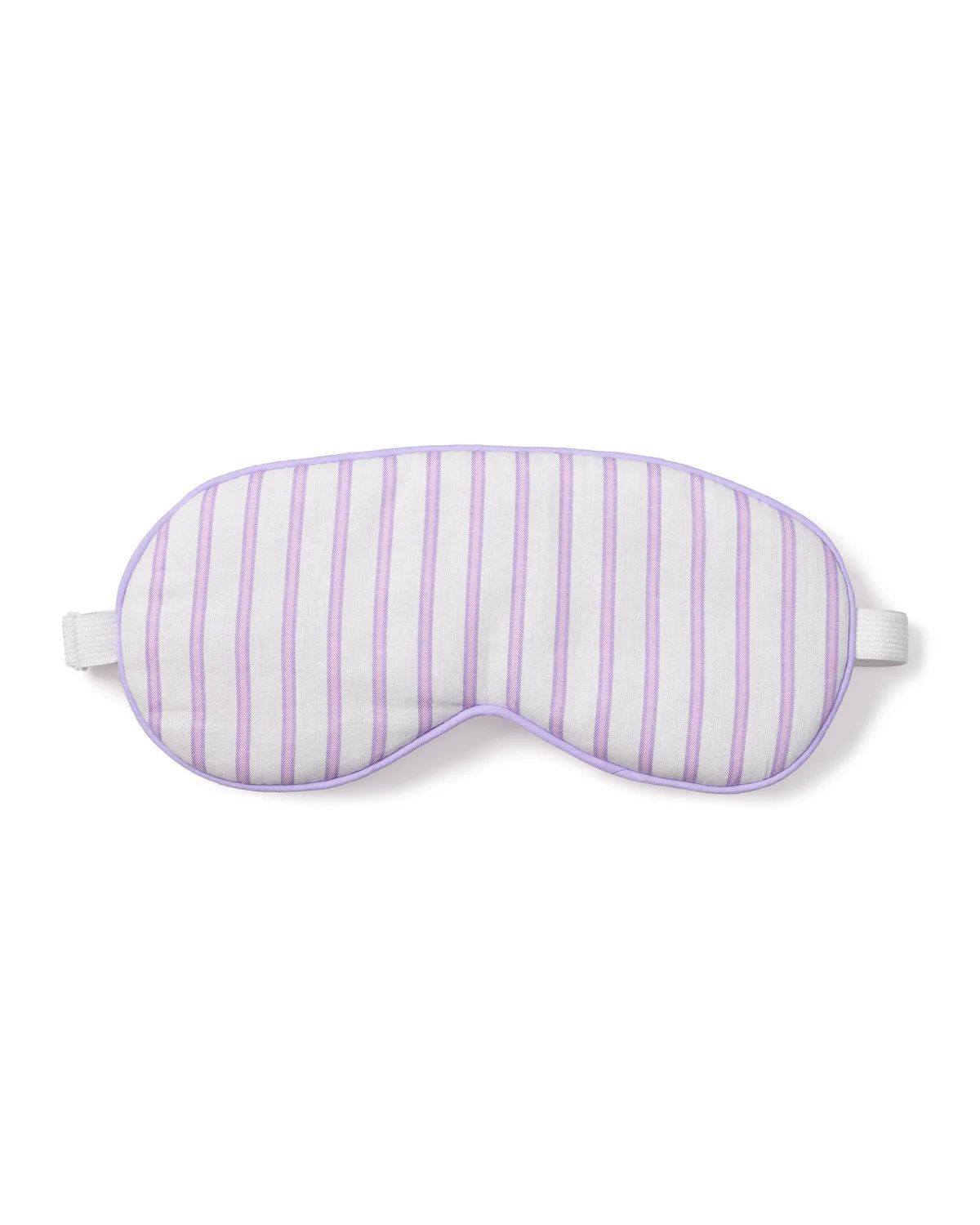 Adult Lavender French Ticking Traditional Sleep Mask | Over The Moon