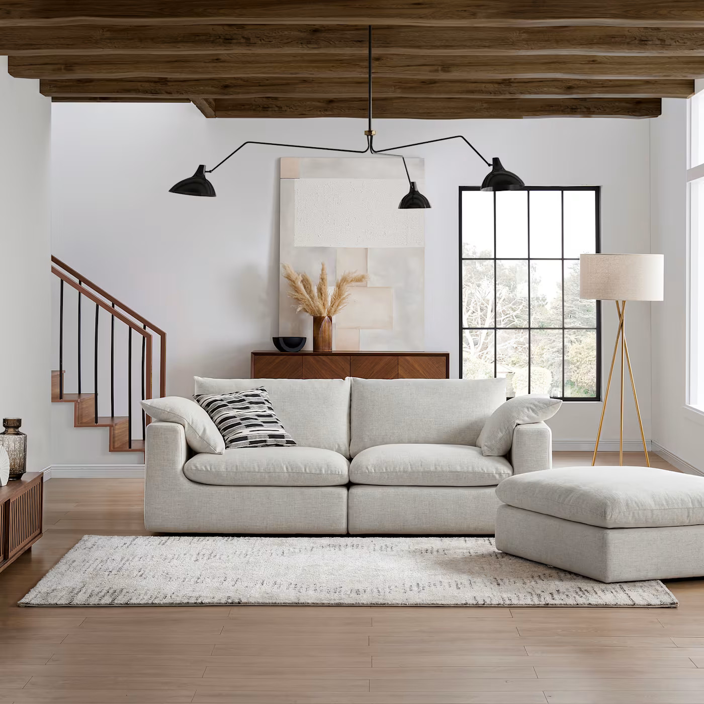 Dawson 3 Seater Sofa with Ottoman | Castlery | Castlery US