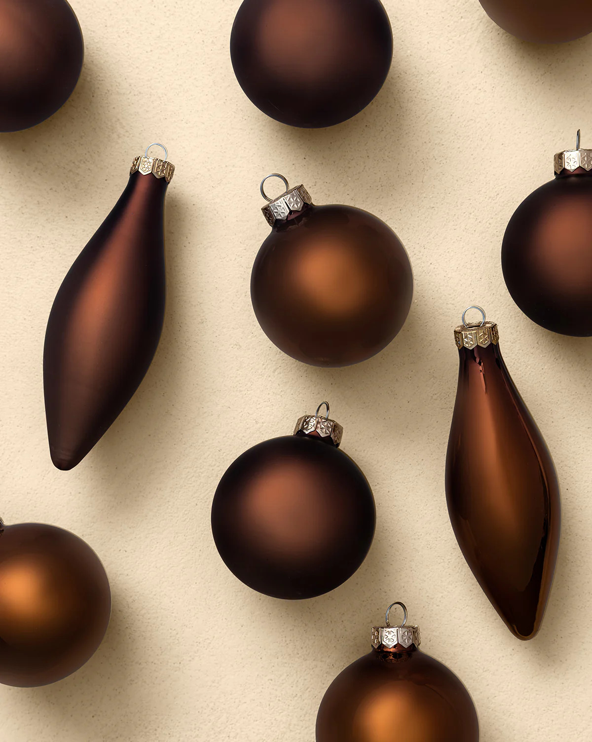 Assorted Ornaments Espresso (Set of 10) | McGee & Co. (US)