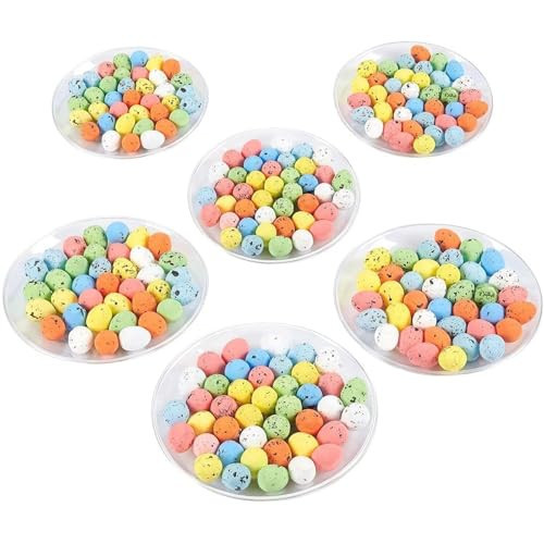 Juvale 216 Pack Mini Easter Eggs for Crafts, Foam Eggs for DIY Projects and Easter Decor, Creative DIY Craft Projects for Parties and Celebrations | Amazon (US)