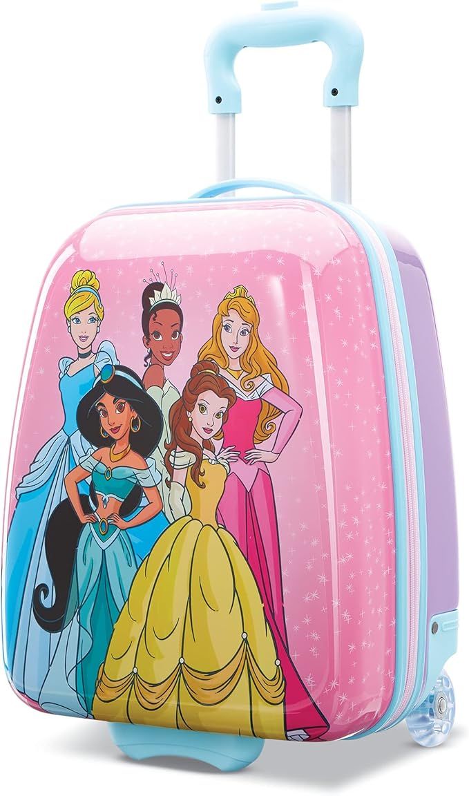 American Tourister Kids' Disney Hardside Upright Luggage, Princess, Carry-On 18-Inch | Amazon (US)