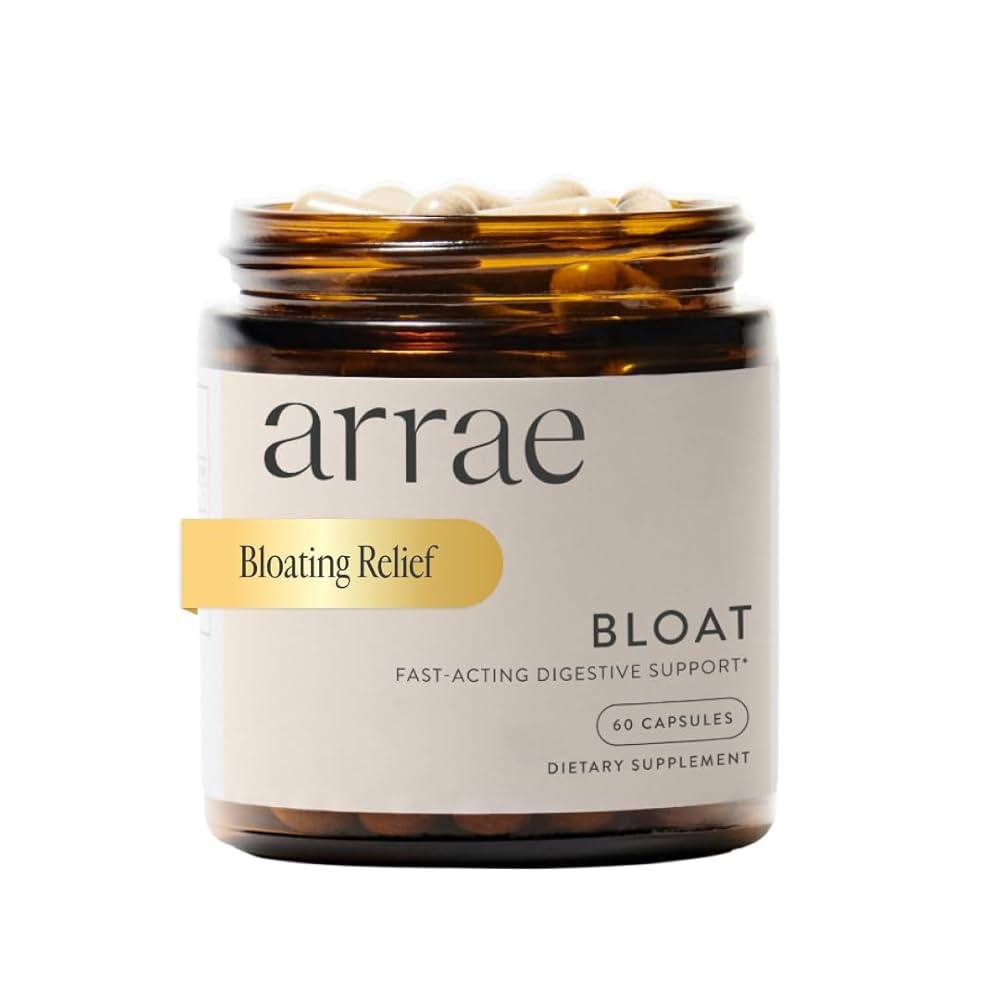 Arrae Bloat Digestive Enzymes Supplement, Bloating Relief, Gas & Indigestion Relief - 60 Capsules | Amazon (CA)