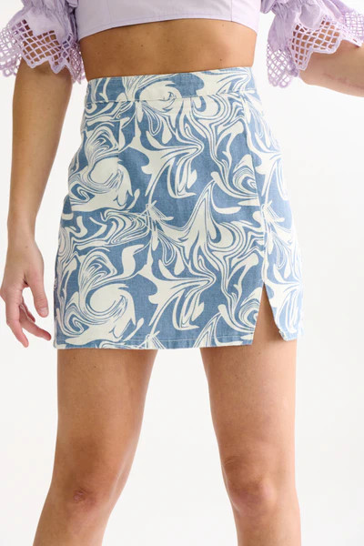 Swirled Together Skirt | Vestique