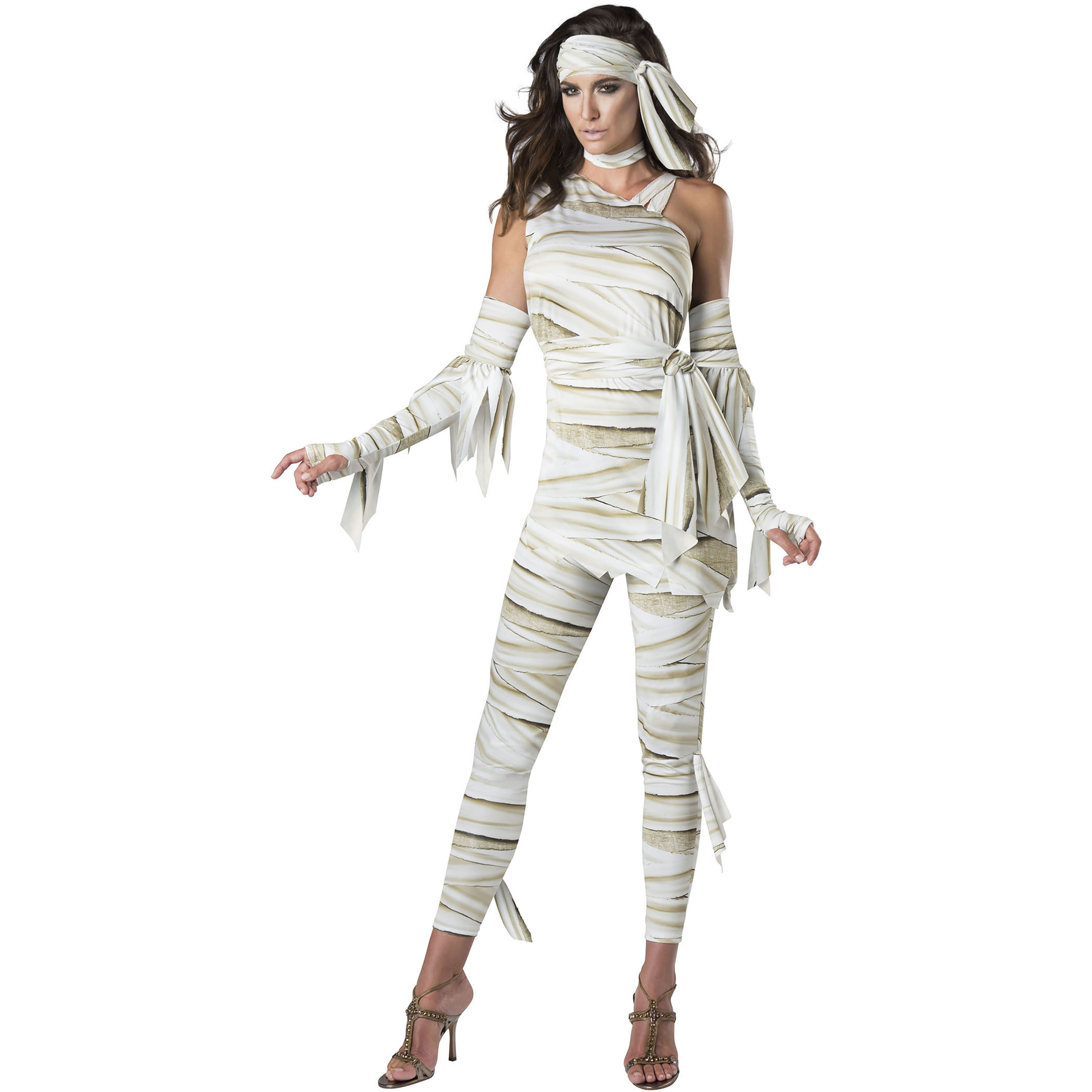 Mummy Halloween Costume for Adults, Womens Size S, by Way to Celebrate | Walmart (US)