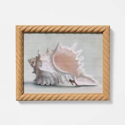 8"x10" Shell Framed Art - Threshold™ designed with Studio McGee | Target