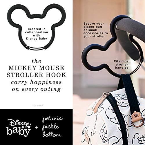 Petunia Pickle Bottom Mickey Mouse Stroller Hook| Black | Perfect for all strollers or shopping c... | Amazon (US)