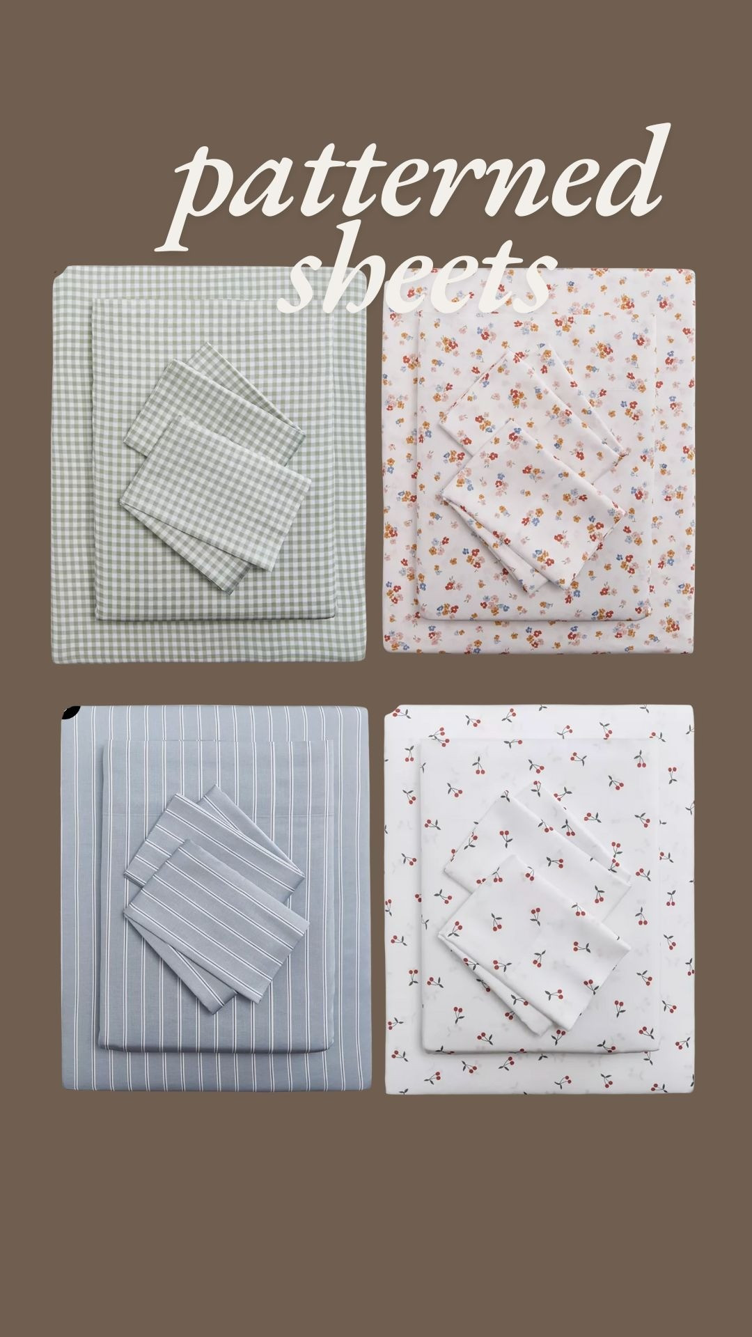 Cotton Sateen Sheet sets are 50% off today!! Pattern sheets are so fun to add to any bedroom!  

 #LTKHome #LTKFindsUnder50