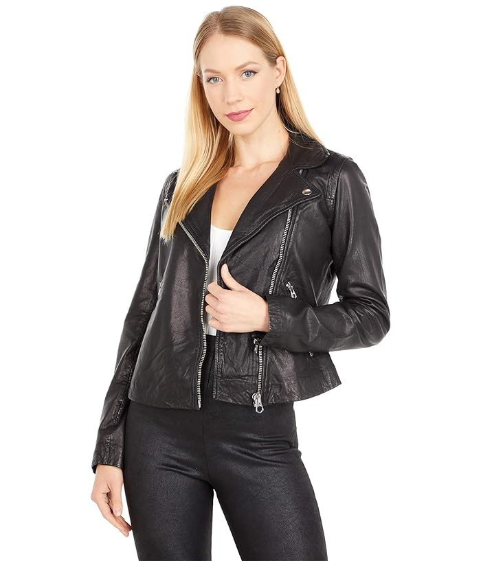 Madewell Washed Leather Motorcycle Jacket | Zappos