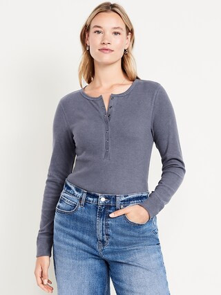 Cozy Snug Crew-Neck Henley | Old Navy (US)
