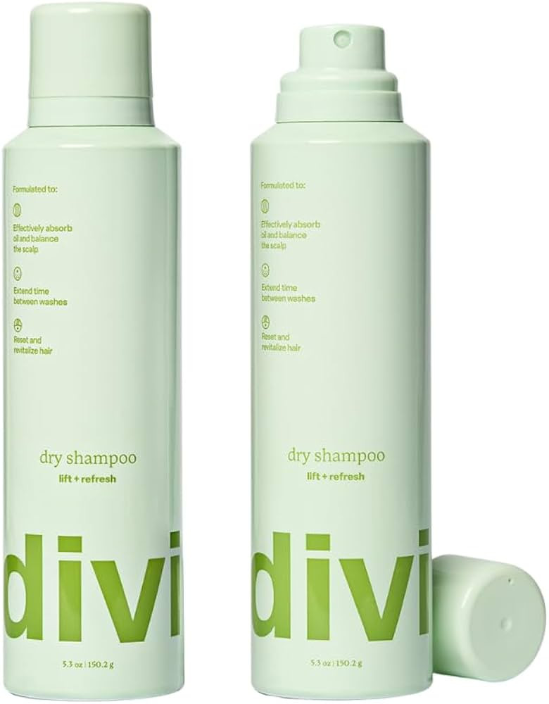 Divi Dry Shampoo Spray for Women - Formulated to Absorb Oil, Balance the Scalp and Extend Time Be... | Amazon (US)