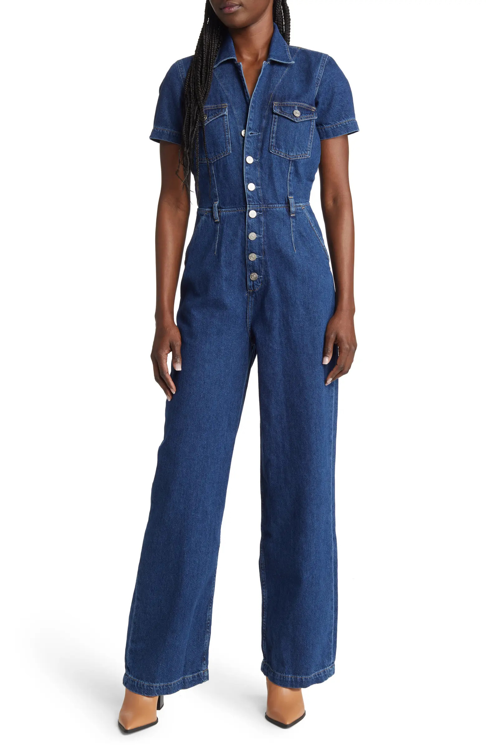 James Wide Leg Denim Jumpsuit | Nordstrom