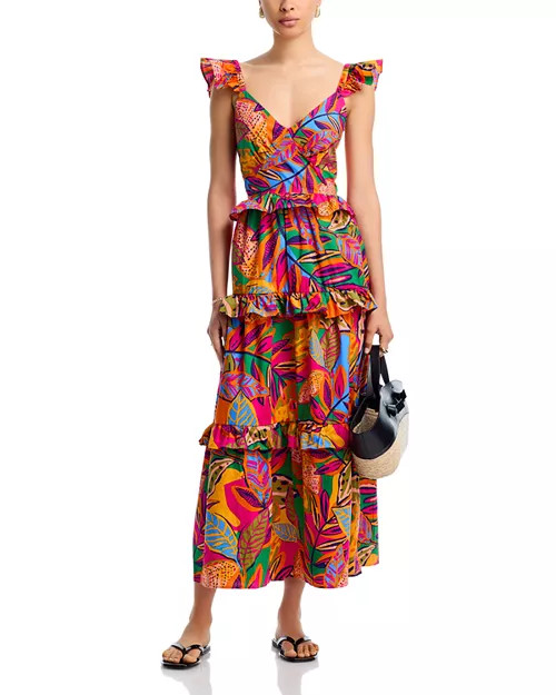 Ruffled Tiered Midi Dress - Exclusive | Bloomingdale's (US)