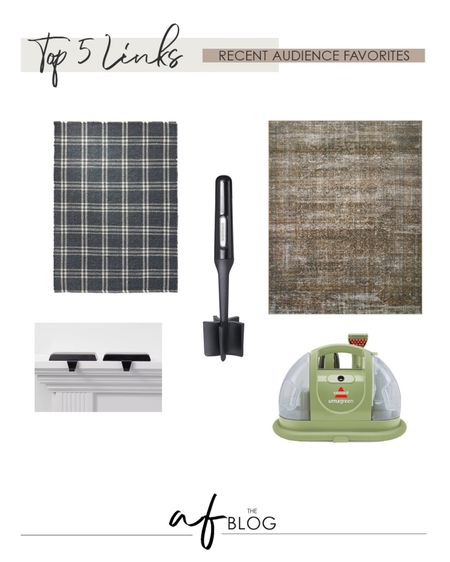 recent audience favs!
- affordable blue plaid rug from Target! only $100 for a 5x7💛
- meat/potato/avocado masher
- loloi rug we have in our entryway
- 2 pack of simple black stocking holders
- little green stain remover machine — LOVE 💗 




#LTKhome #LTKunder50 #LTKunder100