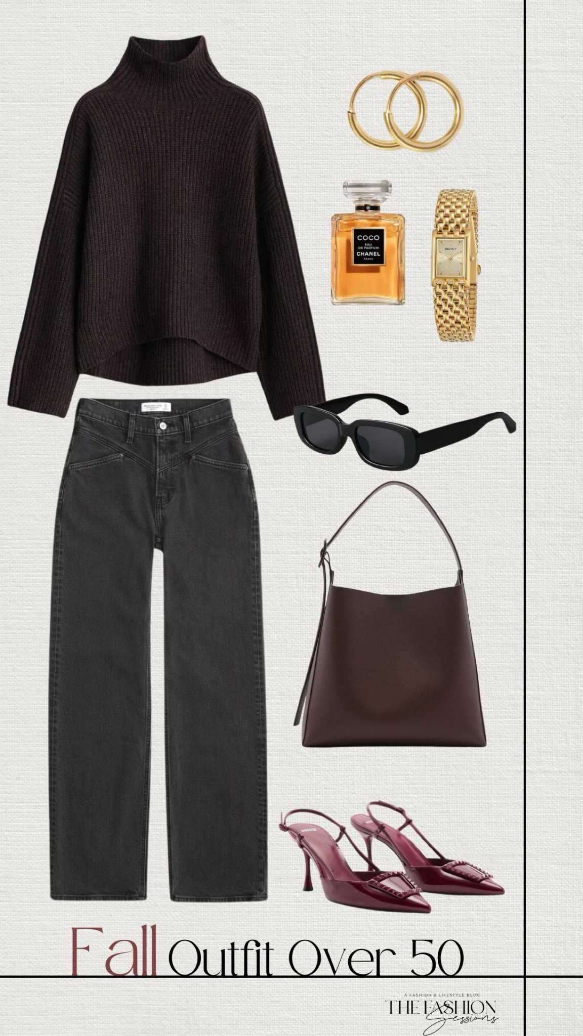 Fall Outfit | Over 50 | Fashion | Fall | Brown Sweater | Cherry Red Heel | Kitten Heel |

#LTKShoeCrush #LTKStyleTip #LTKSeasonal