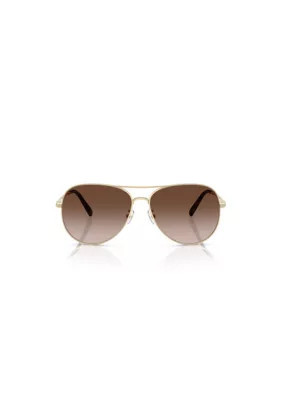 Tory Burch Women's TY6114 Aviator 58mm Sunglasses | Belk