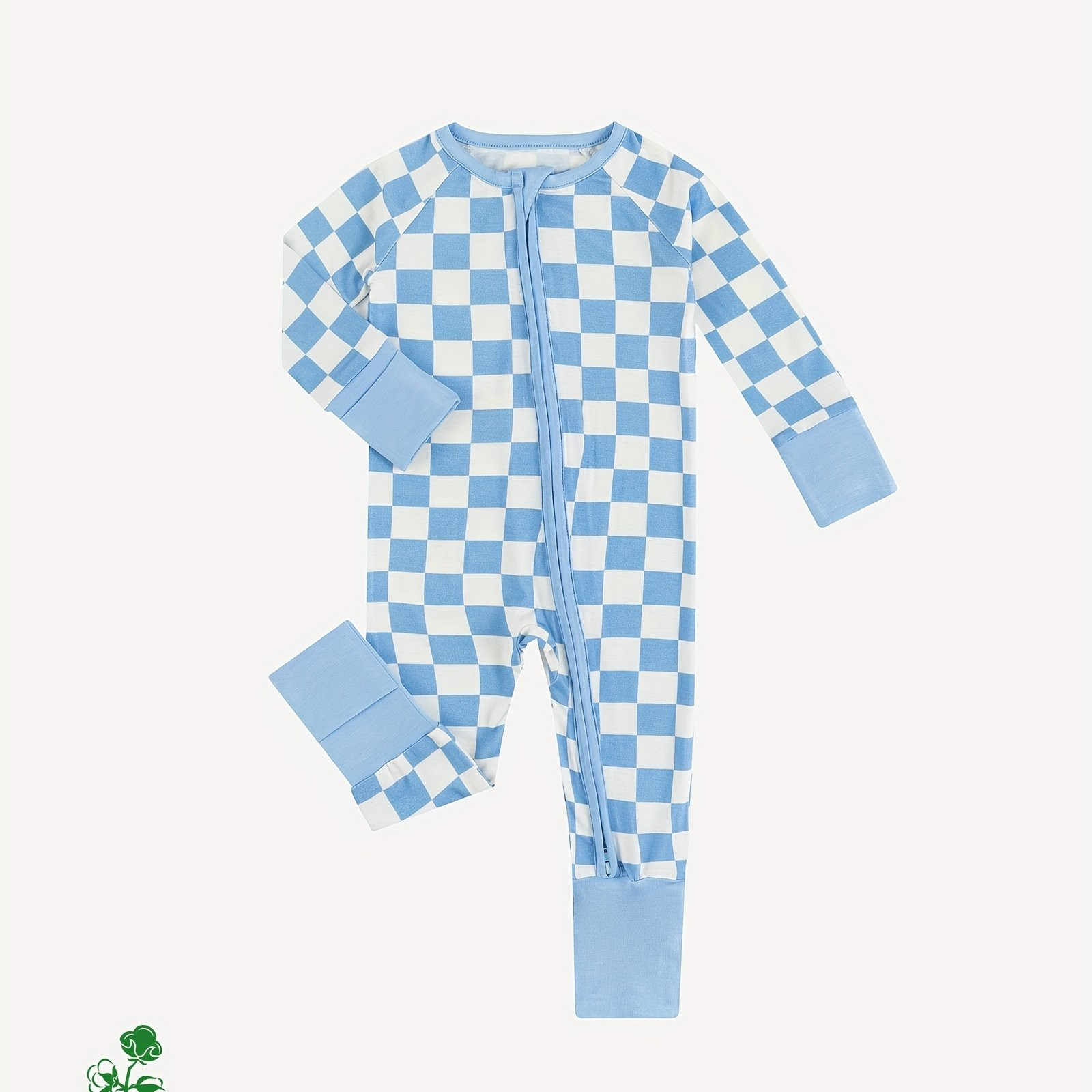 newborn baby bamboo fiber blue checkerboard print - Temu | Temu Affiliate Program