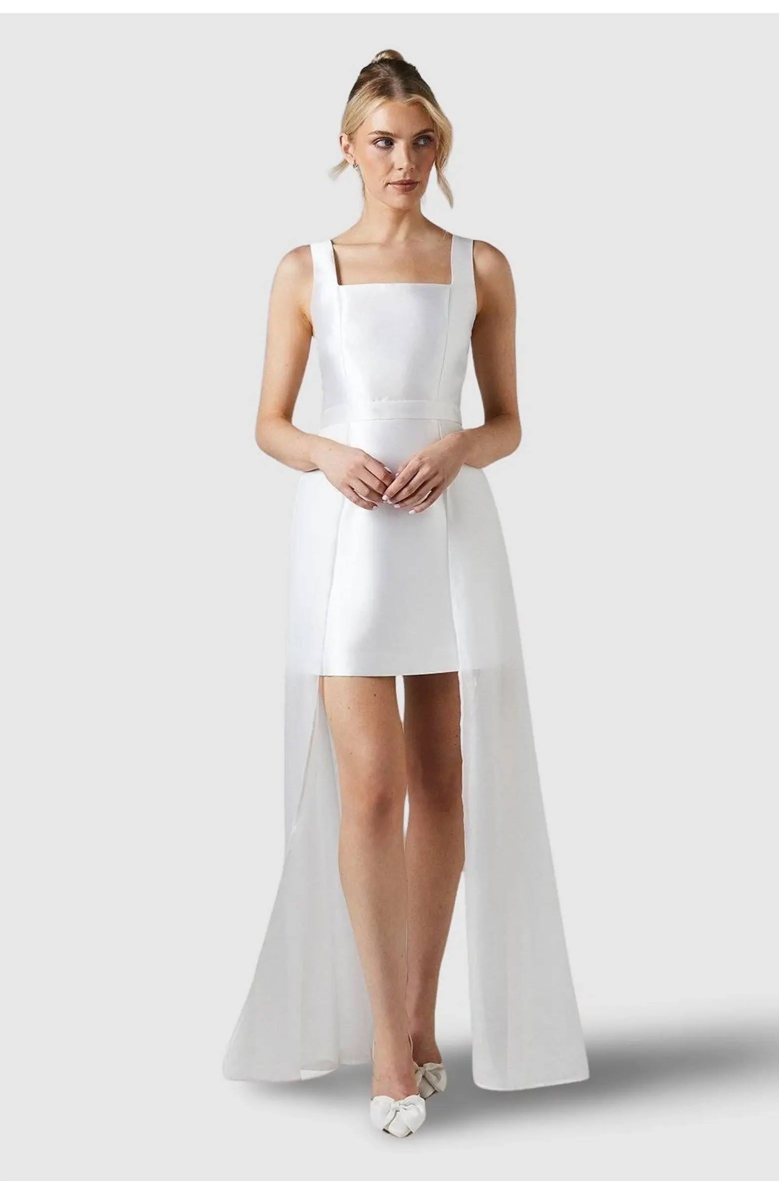 Coast Twill Mini Wedding Dress | Nordstrom | Nordstrom