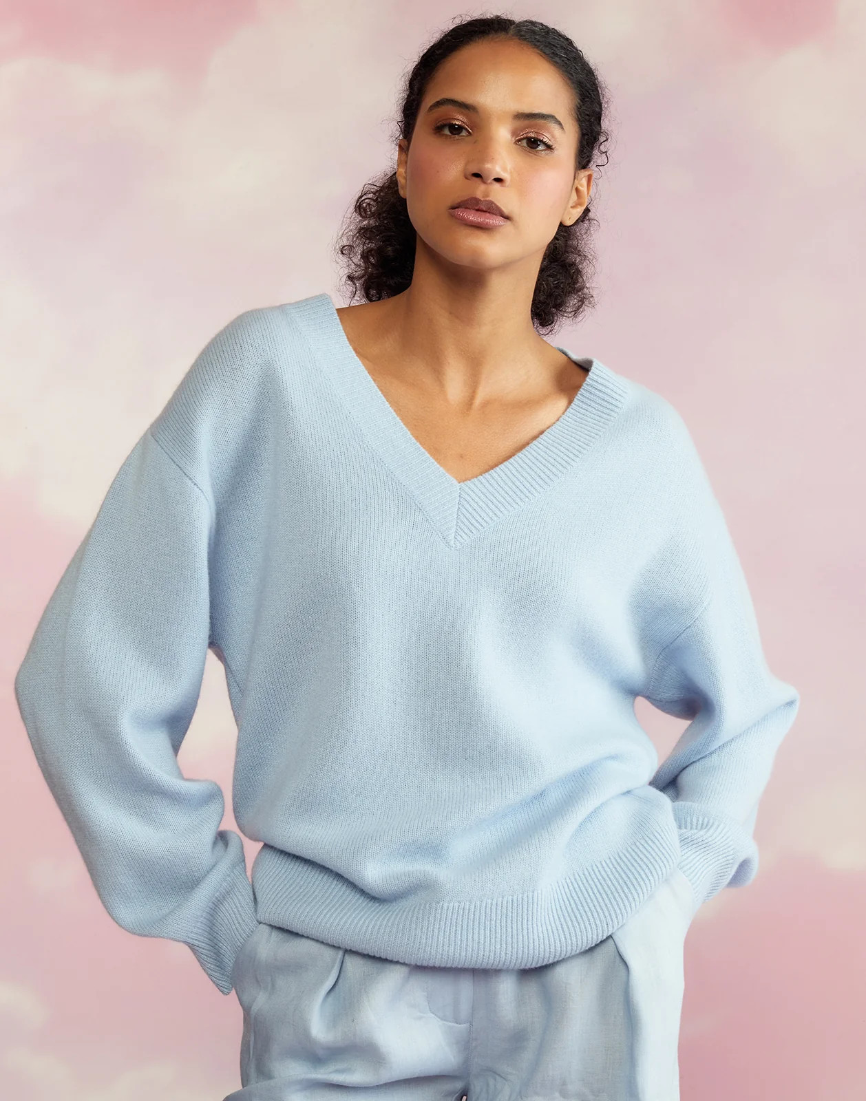Talia V-Neck Sweater | Cynthia Rowley