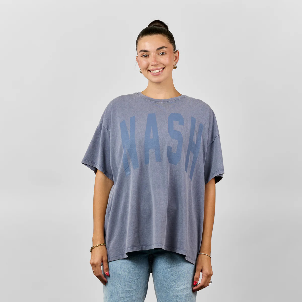 Jordan Relax Tee [Dusty Navy] | The NASH Collection