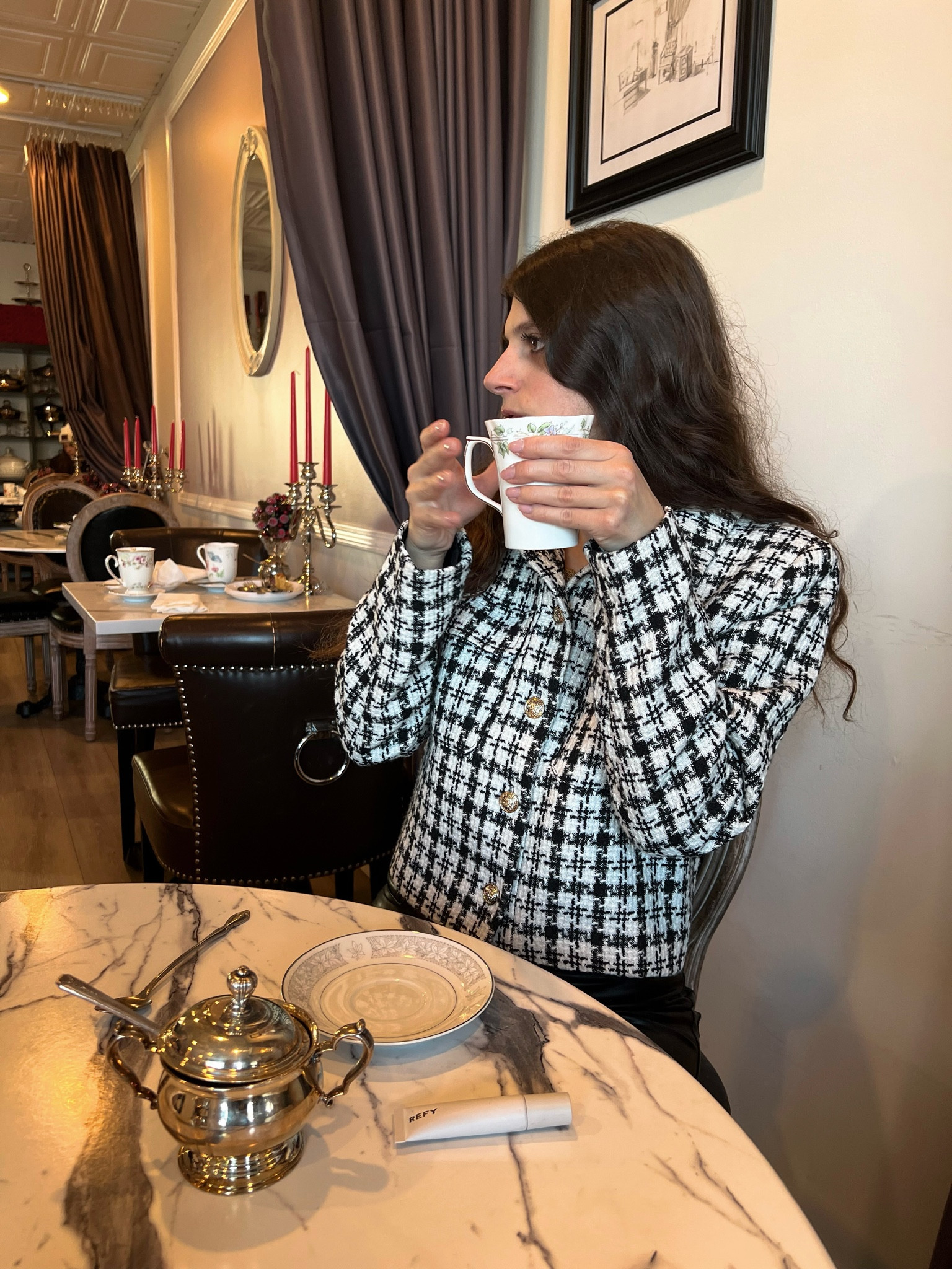 in winter, leather pants are my personality @abercrombie