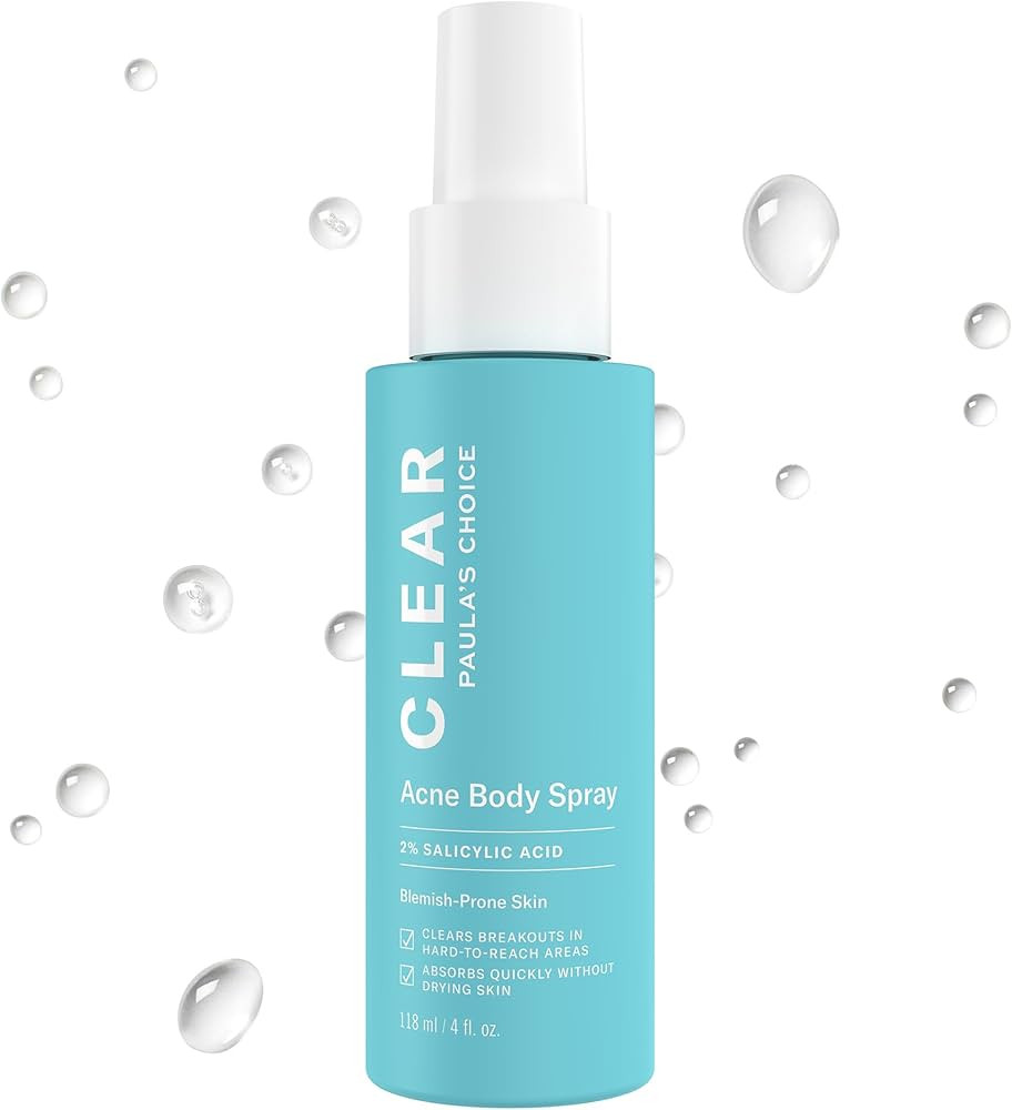 Paula's Choice CLEAR Exfoliating Back & Body Acne Spray, Bacne Spray with 2% BHA Salicylic Acid B... | Amazon (US)