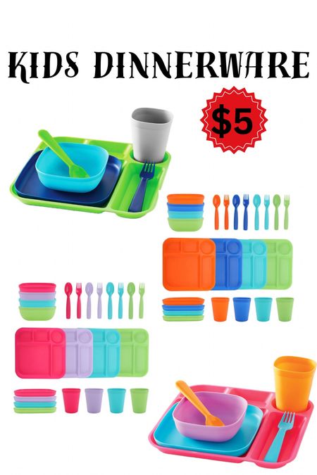 Kid’s dinnerware $5 
#kids #dinner #dinnerware #cups #plates #spoons #walmart #affordable #toddlers

#LTKkids #LTKfindsunder50 #LTKhome