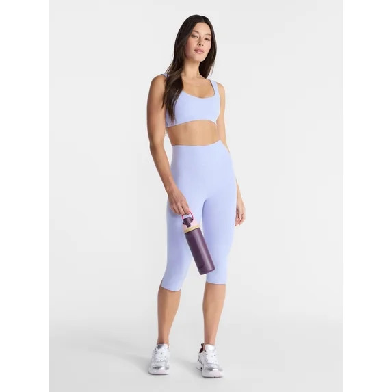 Avia Women's and Women's Plus SoftSculpt Cross Back Sports Bra, Sizes XS-4X | Walmart (US)