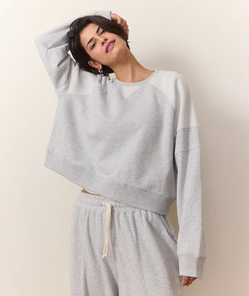 Cloud 9 Fleece Crop Sweatshirt | Marine Layer