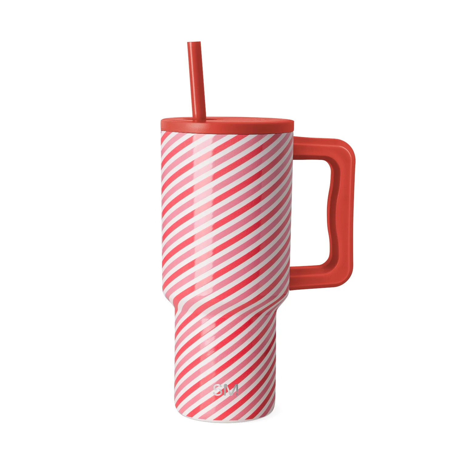 Simple Modern 30 fl oz Insulated Stainless Steel Trek Tumbler with Straw Lid | Candy Stripes - Wa... | Walmart (US)