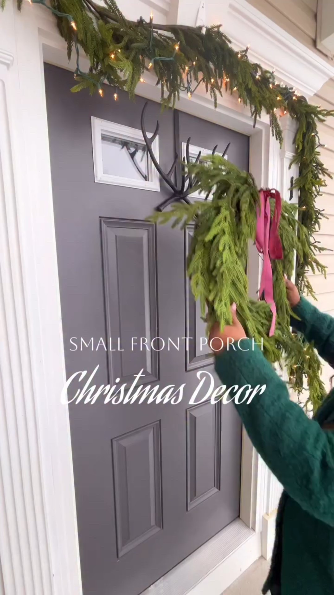 Keeping it simple with my small front porch Christmas decor 🎄

#frontporchdecor #christmasporch #christmasdecor #neutralchristmas #cozyhomedecor