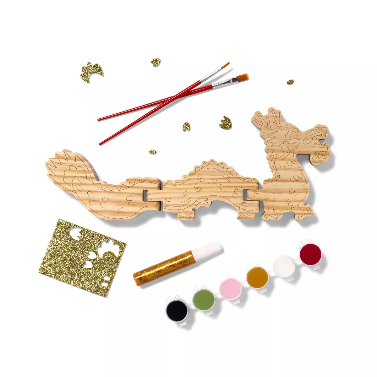Paint-Your-Own Lunar New year Wood Dragon Kit  - Mondo Llama™ | Target
