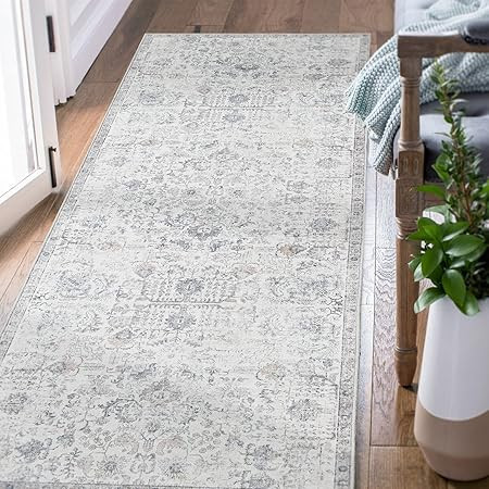jinchan Runner Rug 2x7 Area Rug Vintage Hallway Indoor Floor Mat Flodable Thin Rug Retro Distress... | Amazon (US)