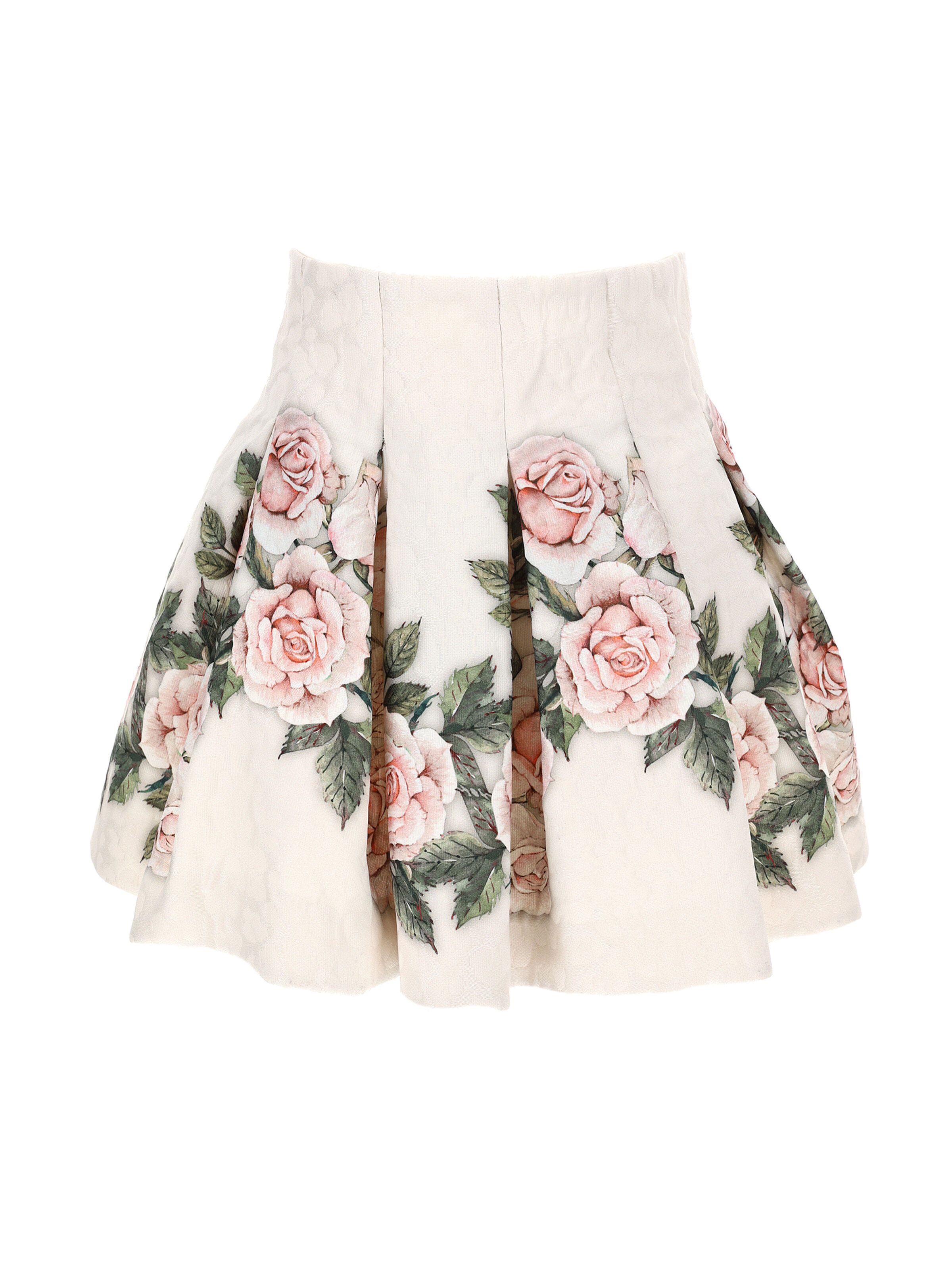 Quilted rose skirt | Monnalisa