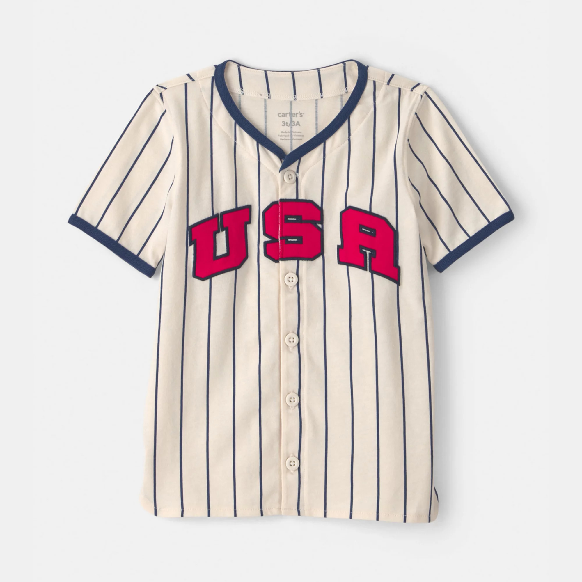Toddler Boy Carter's Button-Down USA Jersey | Kohl's