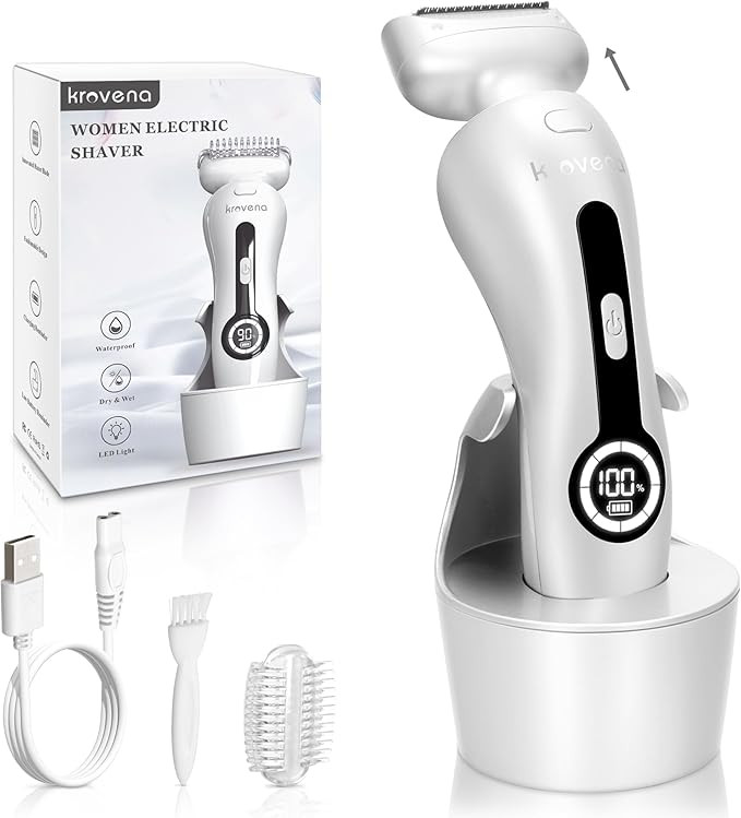 Electric Shaver for Women Electric Razor for Womens Bikini Legs Underarm Public Hairs Rechargeabl... | Amazon (US)