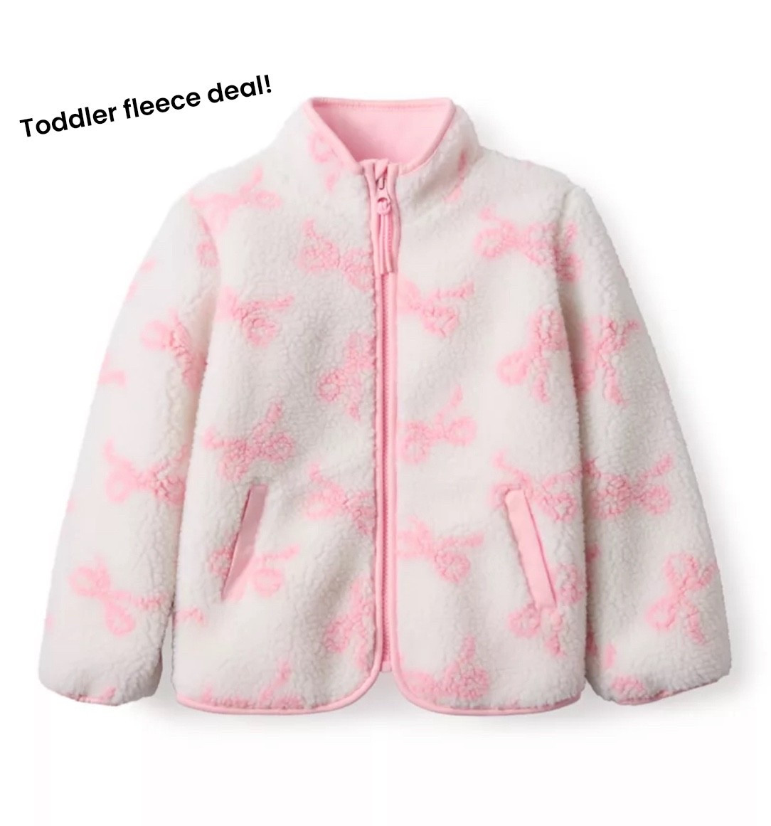 Adorable toddler girl fleece! Love the bow print! 

#LTKSaleAlert #LTKBaby #LTKKids